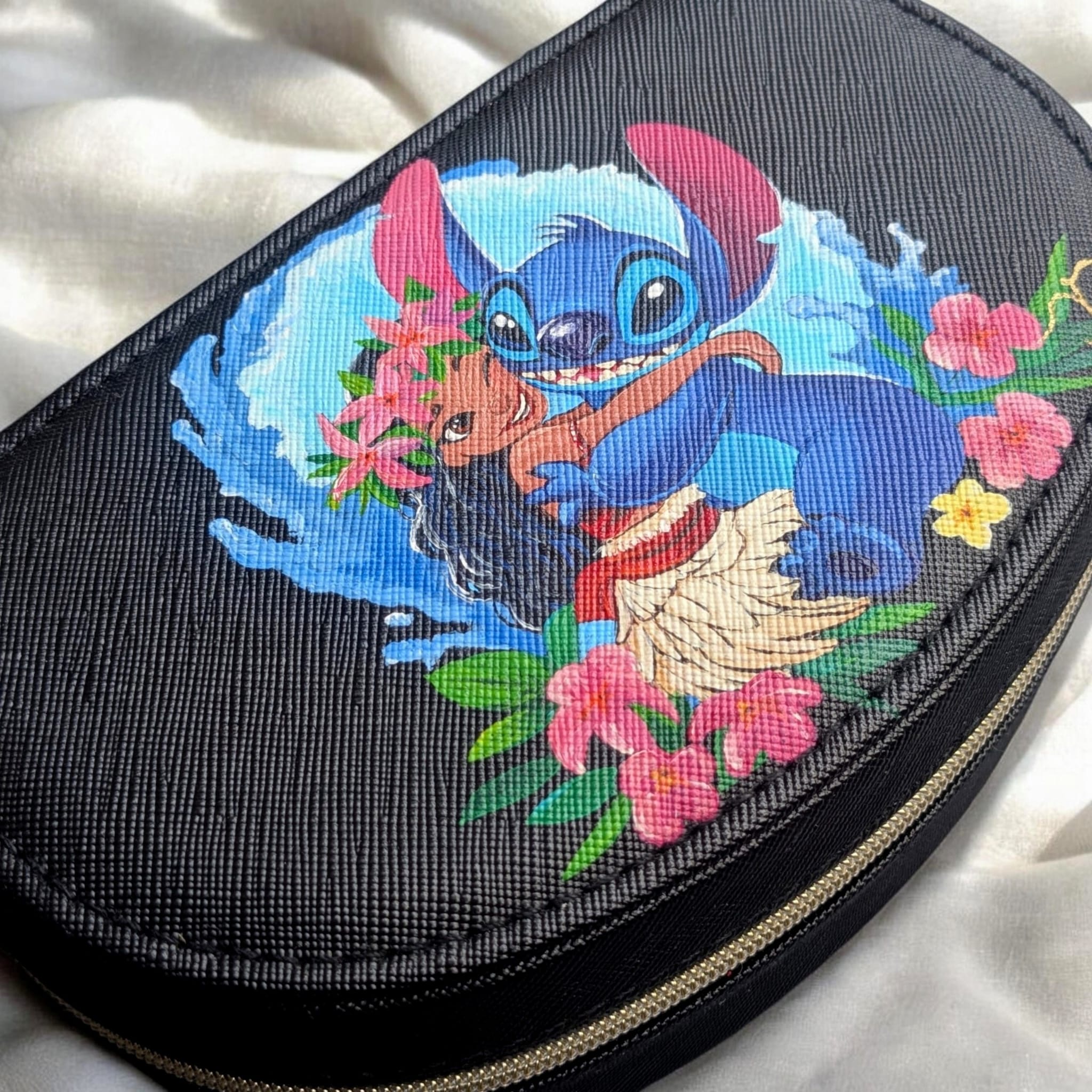 Boîte à bijoux Stitch et Vaiana