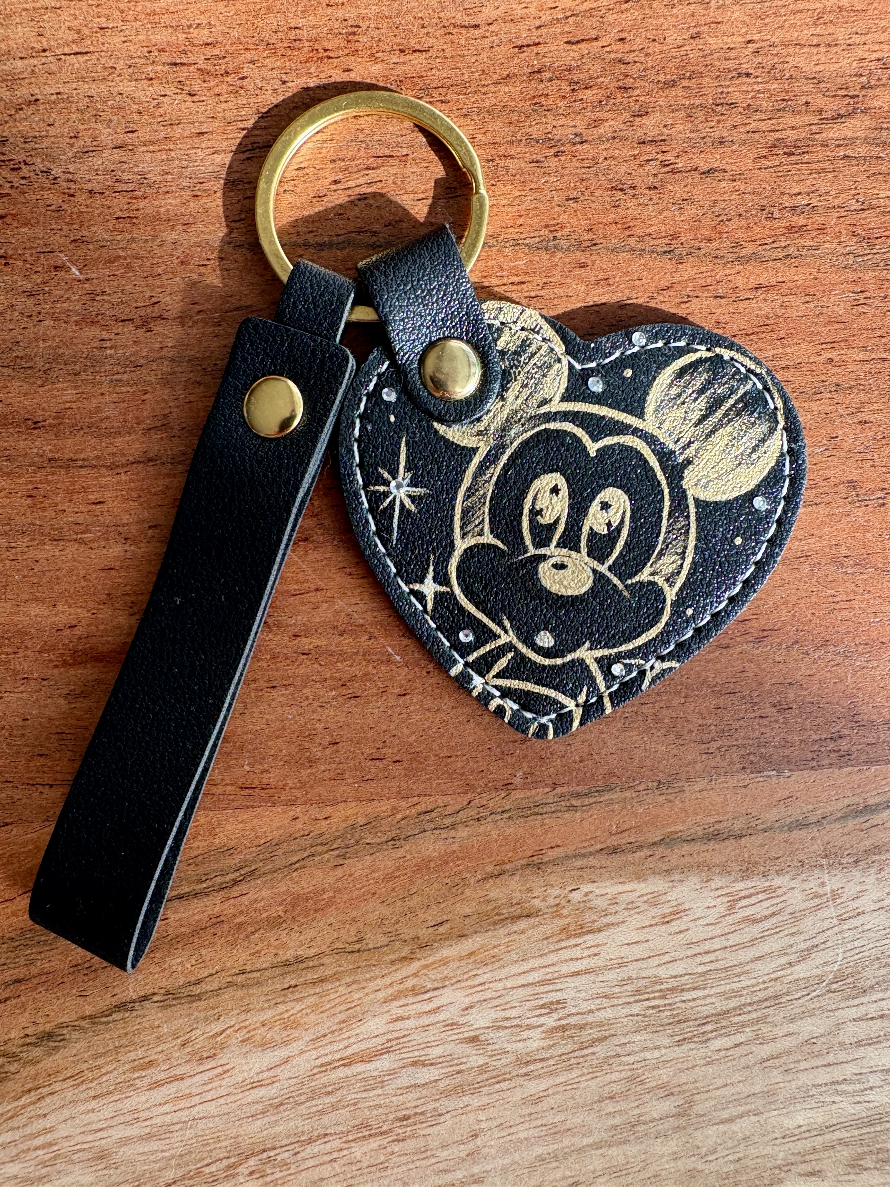 Porte-clé Mickey doré