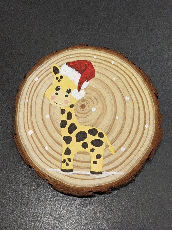 Girafe de Noël