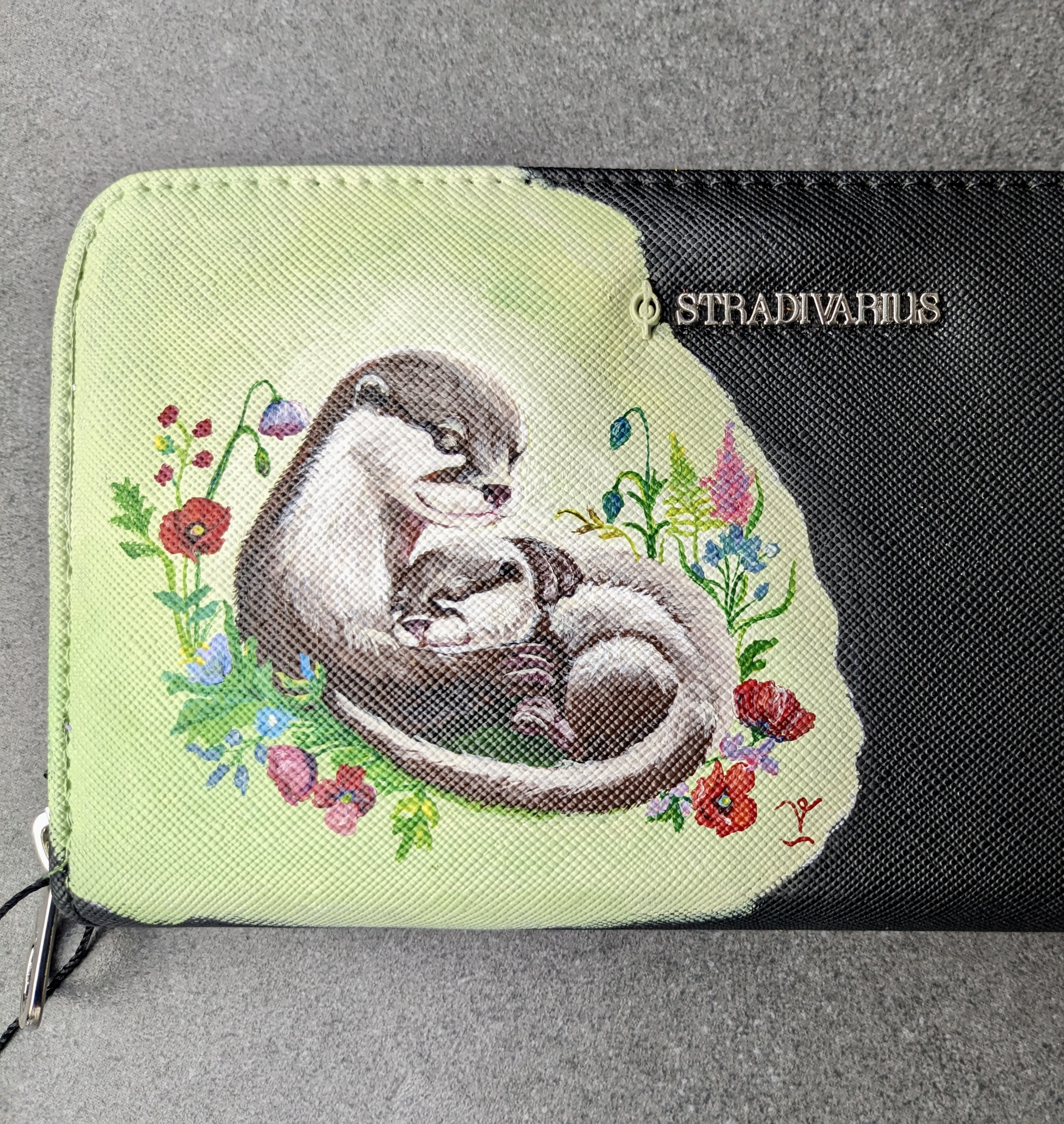 Loutre et son bébé