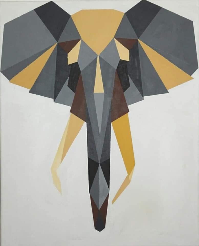 Eléphant géométrique