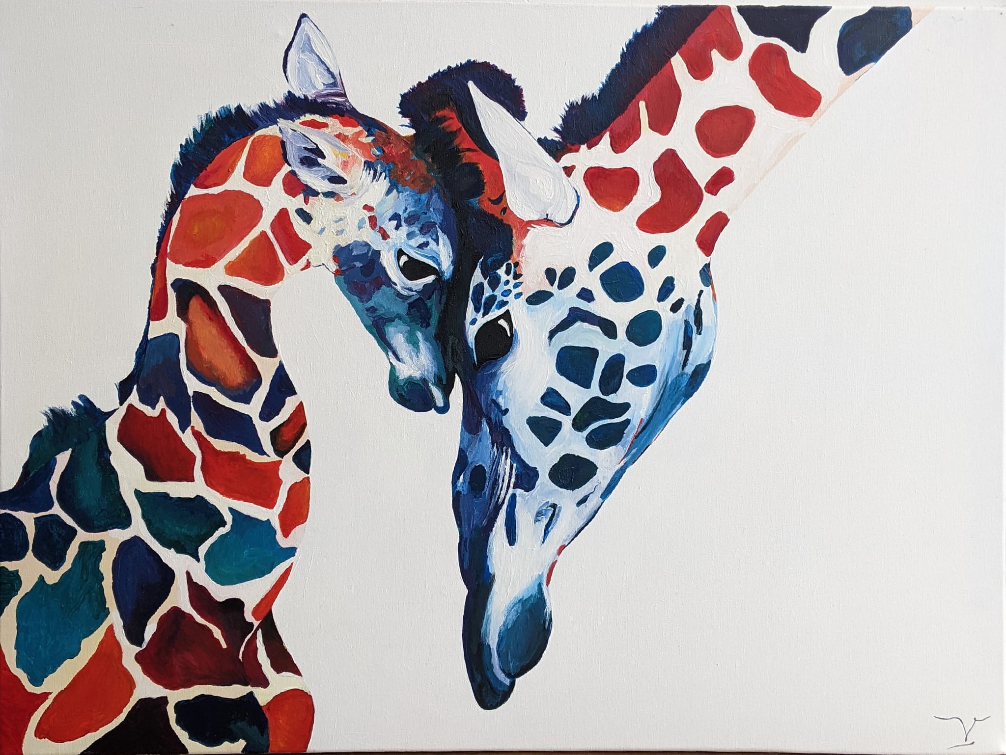 Girafe et son bébé