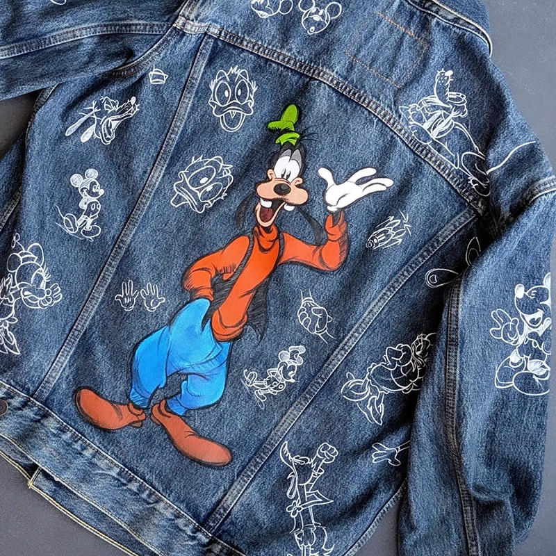 Veste personnalisée peinte à la main
